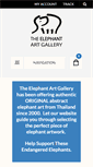 Mobile Screenshot of elephantartgallery.com